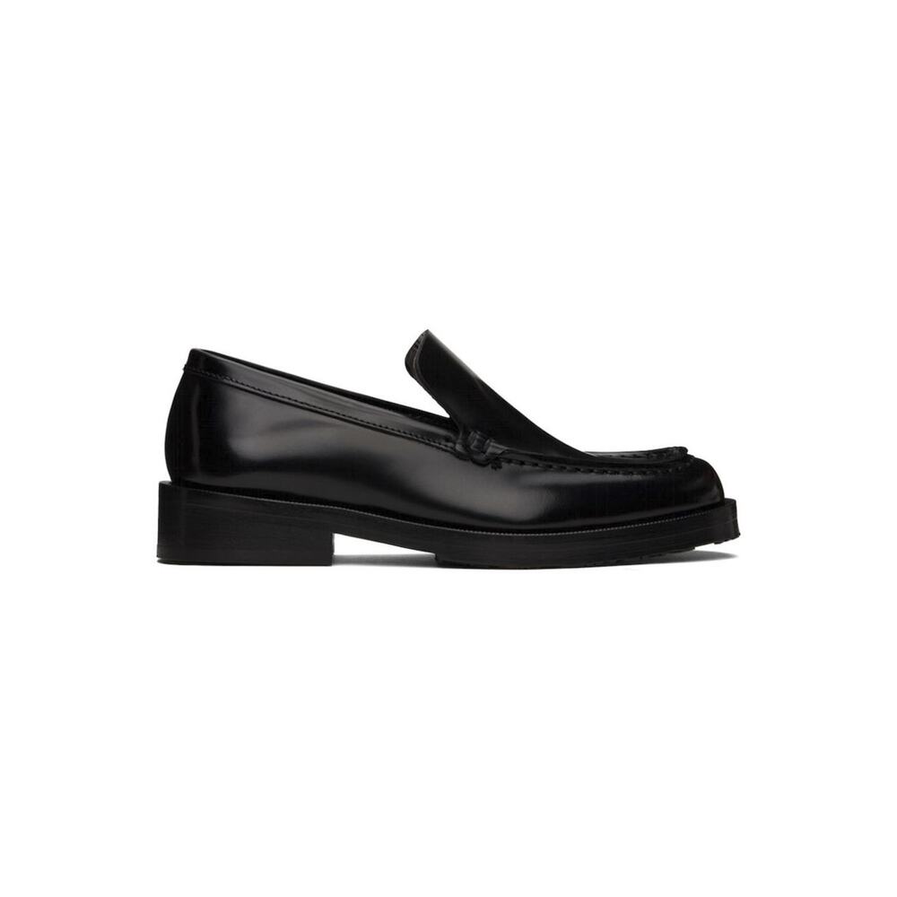 By Far NEW Rafael Black Leather Slip On Flats Loafers Size 40